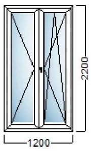 akcija pvc balkonska vrata 120x220 salamander njemacka kvaliteta slika 109736431 180x300