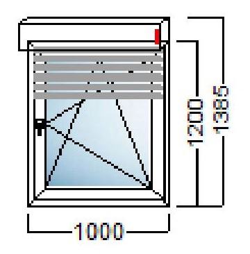akcija pvc prozor 1kr 100x120 alu roleta salamander njemacka kvaliteta slika 112407687