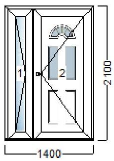 akcija ulazna vrata 140x210 salamander njemacka kvaliteta slika 109738538