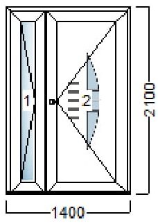 akcija ulazna vrata 140x210 salamander njemacka kvaliteta slika 109738673